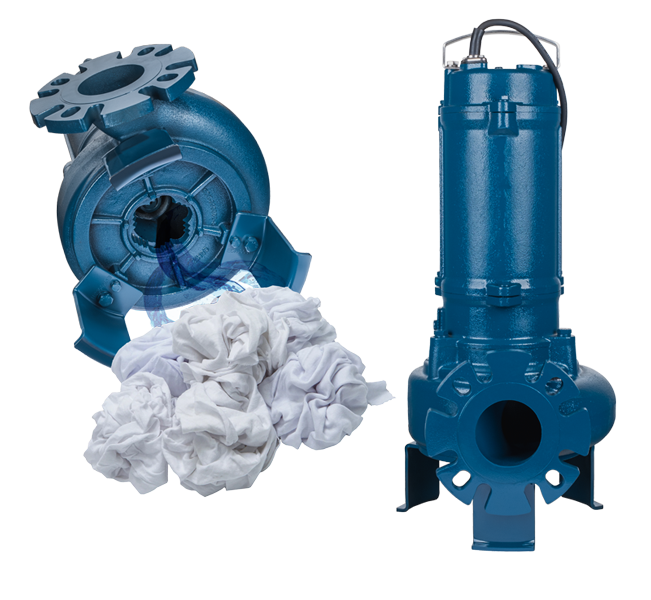Sewage and wastewater pump LEOPARD with cutter impeller - chopper