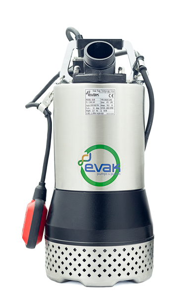 Sturdy dewatering pumps with floating switch - EVAK 50EUB series