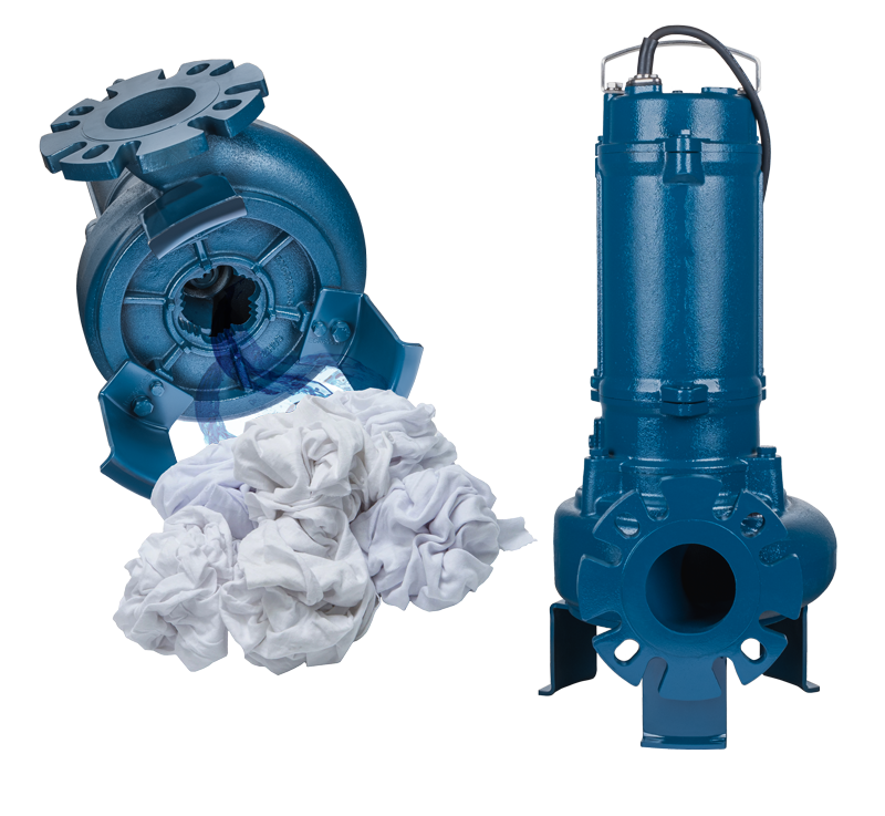 Sewage pumps chopper type for liquid with baby wipes